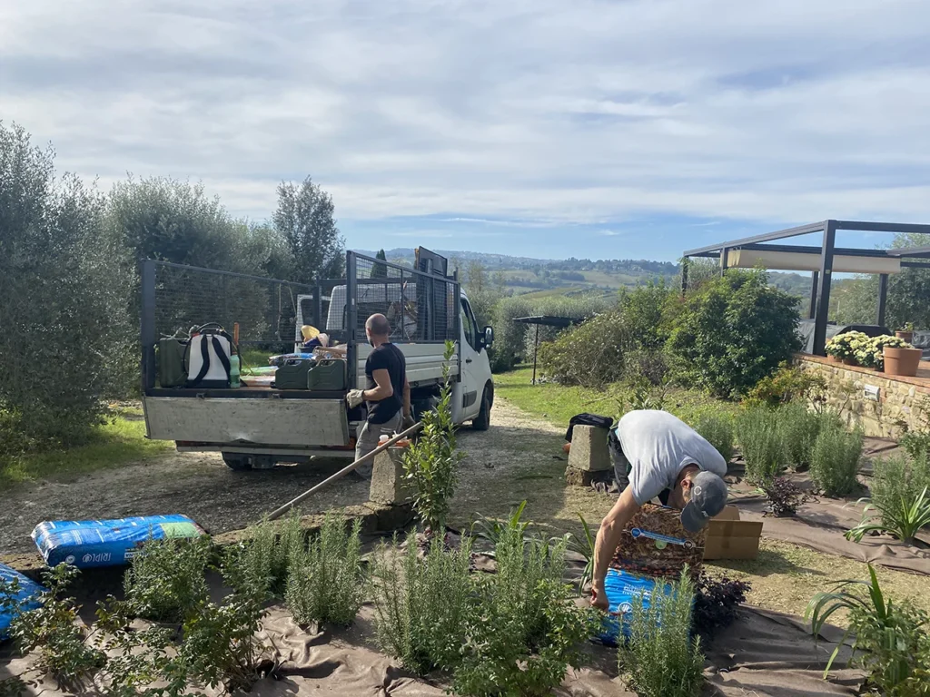 manutenzione del giardino