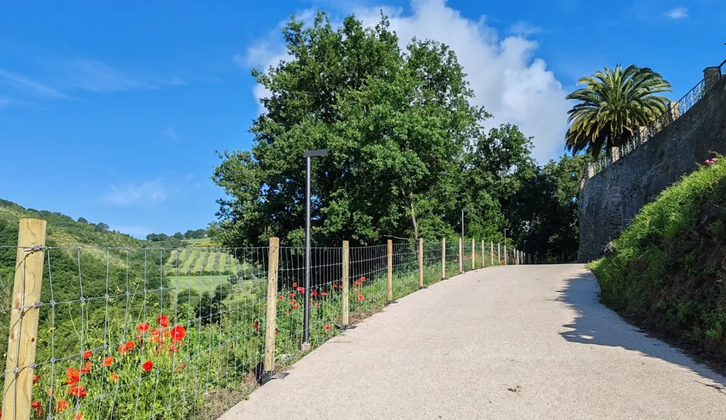 percorso in giardino